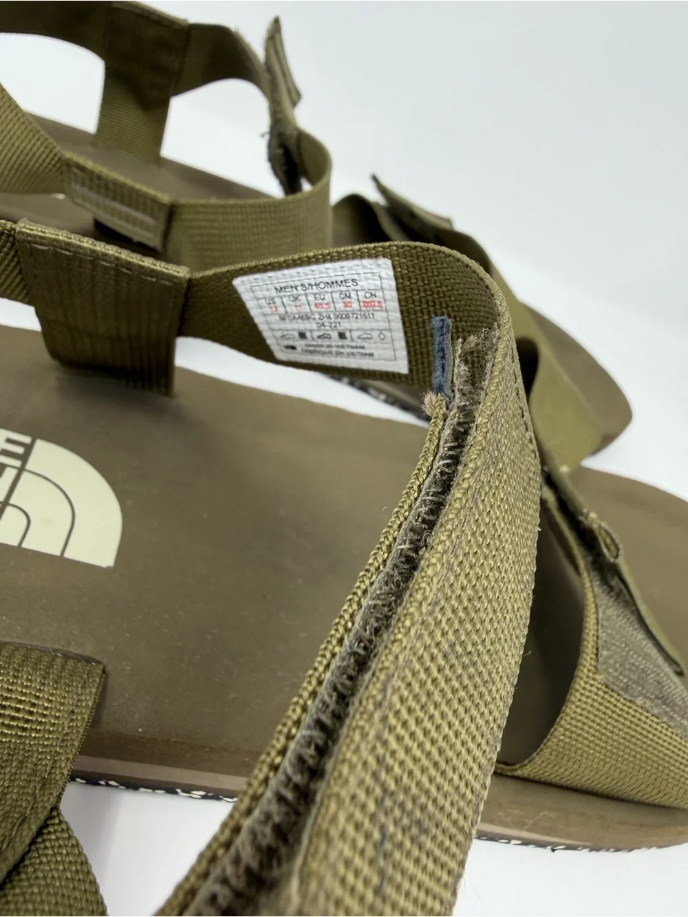 The North Face Olive Webbing Strap Sandals